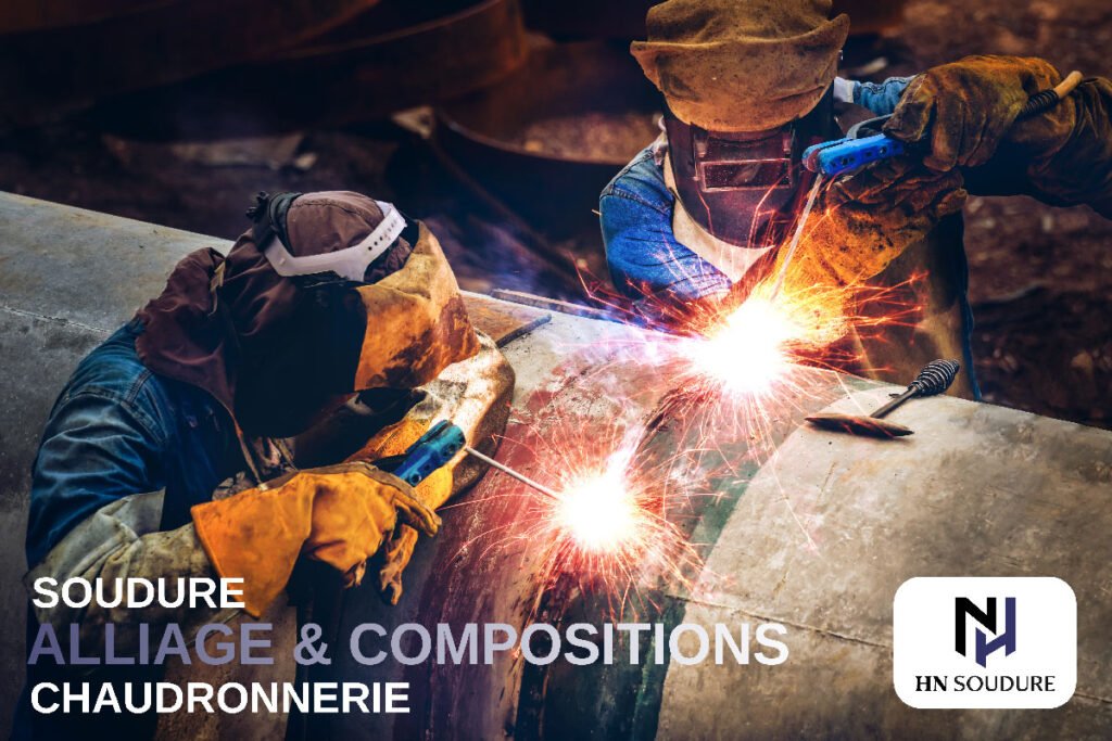 Alliages et Compositions Spécifiques en travaux de soudure et chaudronnerie
