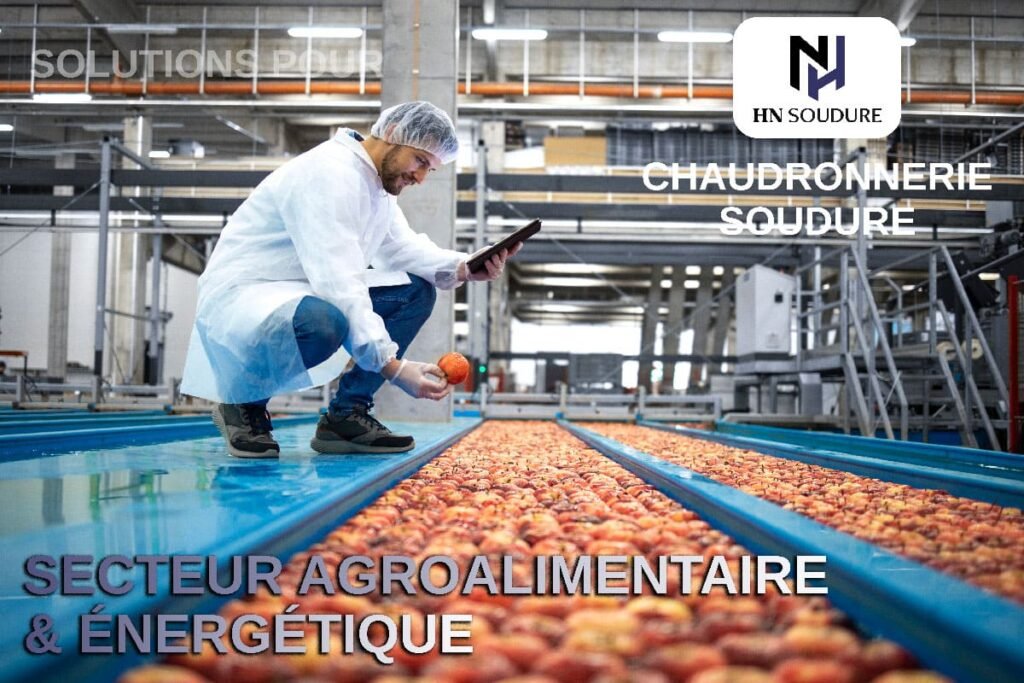 Réalisations dans le secteur agroalimentaire et énergétique 1 Réalisations dans le secteur agroalimentaire et énergétique - HN SOUDURE en Nouvelle-Aquitaine