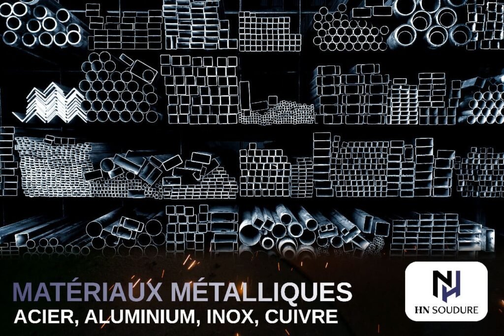 Les matériaux métalliques acier aluminium inox cuivre 1 Les matériaux métalliques - acier, aluminium, inox, cuivre